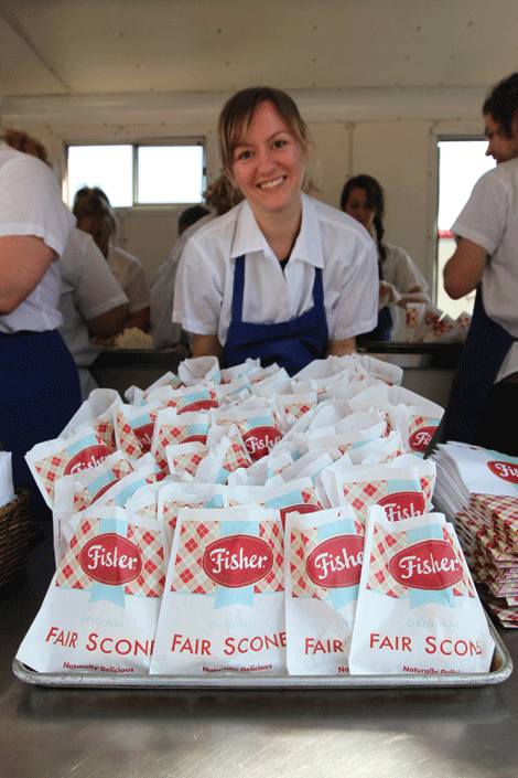 Scones are a perennial favorite of fairgoers. (Patrick Hagerty/Courtesy photo)