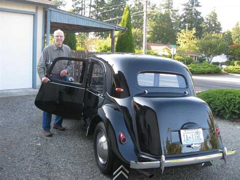 John Chestnutt's "beloved" and long-lost Citroen Traction is back home with him after 42 years apart. (Courtesy photo)