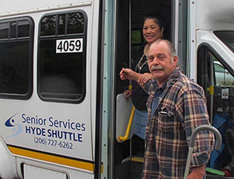 Trips to stores, banks and activities are available on the Hyde Shuttle.