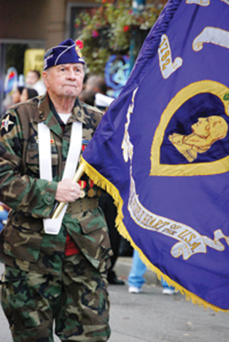 Veterans of all ages participate and are honored during Auburn's annual Veterans Day Parade.