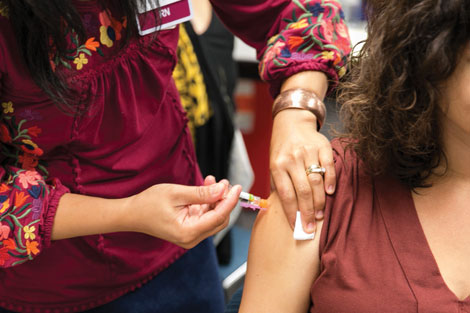 Getting a flu shot means those most at risk from the illness won't get sick from you.