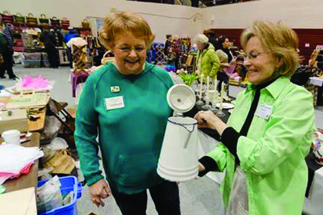 Antiques, collectibles and home items are among the treasures that have been offered at the fund-raising Womenâ€™s League Flea Market in past years and again this year at the University of Puget Sound Fieldhouse. (Ross Mulhausen/courtesy photo)