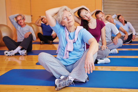 Pilates is a form of strength and resistance exercise that has a low impact on seniors’ bodies.