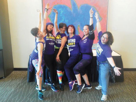 Dance With Us, a team led by a Zumba instructor, will stage a Zumbathon June 25 in Seattle in support of The Longest Day fund-raiser for the Alzheimer's Association.