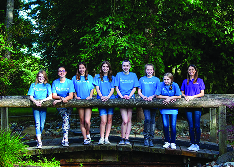 Support for students rooted in garden tour