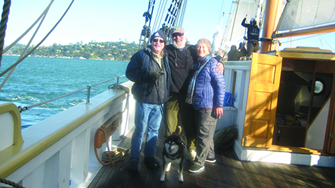 Sailing worldwide helped captain unlug, discover